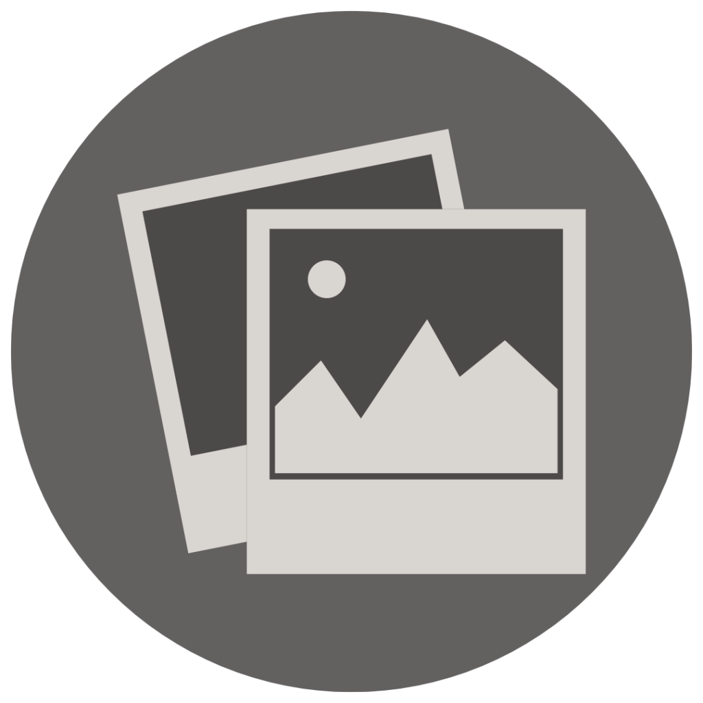 Icon representing photo uploads or gallery images.